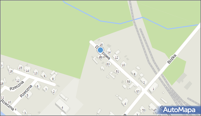 Kolonowskie, Dworcowa, 65, mapa Kolonowskie