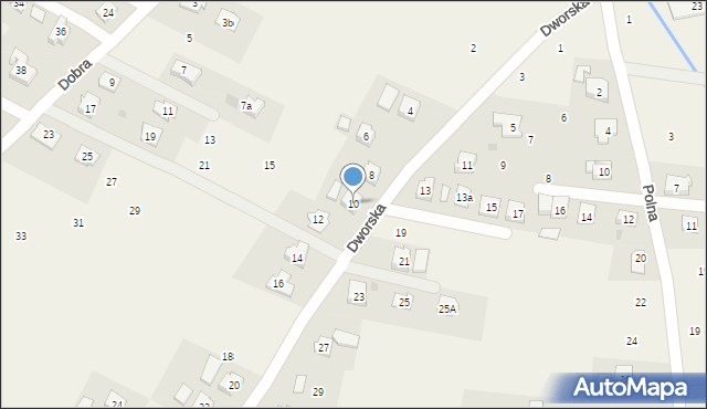 Korczyna, Dworska, 10, mapa Korczyna