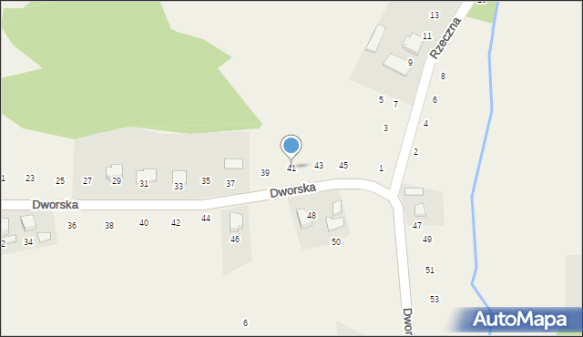 Kostkowice, Dworska, 41, mapa Kostkowice