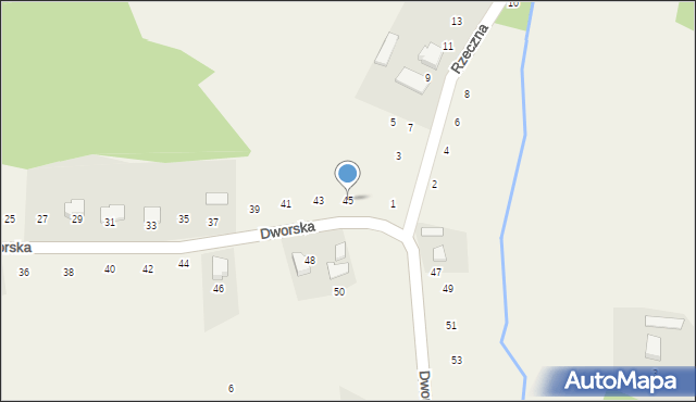 Kostkowice, Dworska, 45, mapa Kostkowice