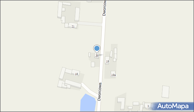 Kowalew, Dworcowa, 20, mapa Kowalew