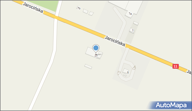 Kowalew, Dworcowa, 25, mapa Kowalew