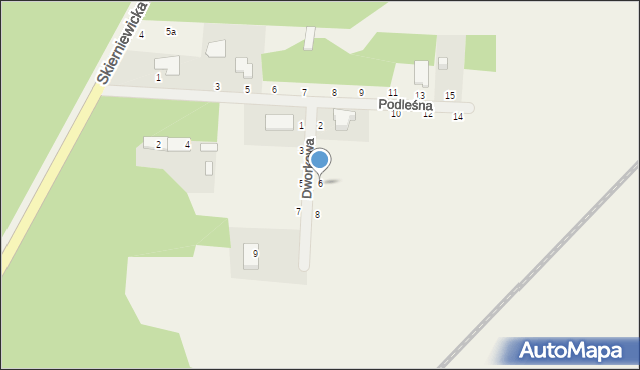 Kozłów Biskupi, Dworkowa, 6, mapa Kozłów Biskupi