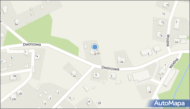 Kruklanki, Dworcowa, 6, mapa Kruklanki