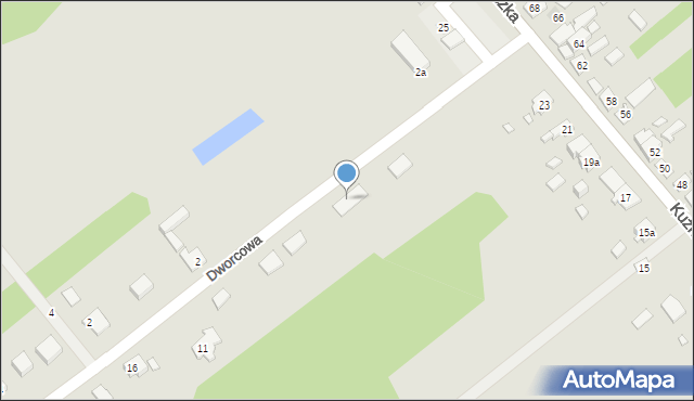 Krzepice, Dworcowa, 3, mapa Krzepice