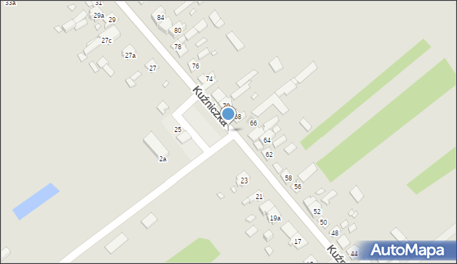 Krzepice, Dworcowa, 7, mapa Krzepice