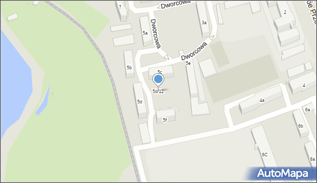 Łęczyca, Dworcowa, 5d/12, mapa Łęczyca