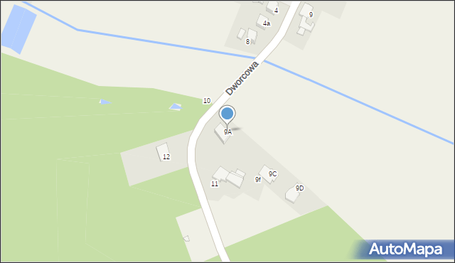 Lędziny, Dworcowa, 9A, mapa Lędziny