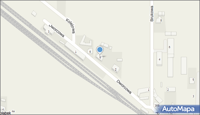 Łęka Opatowska, Dworcowa, 4, mapa Łęka Opatowska