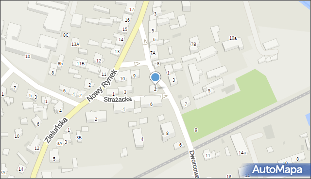 Lidzbark, Dworcowa, 2, mapa Lidzbark