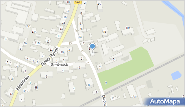 Lidzbark, Dworcowa, 3, mapa Lidzbark