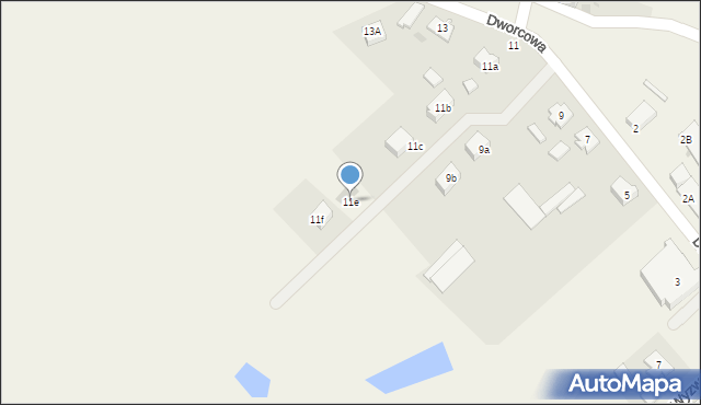 Liniewo, Dworcowa, 11e, mapa Liniewo