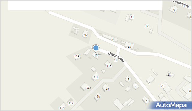 Liniewo, Dworcowa, 13, mapa Liniewo