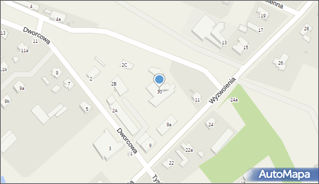 Liniewo, Dworcowa, 30, mapa Liniewo