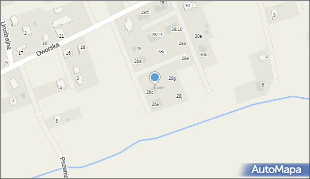 Lipowa, Dworska, 26d, mapa Lipowa