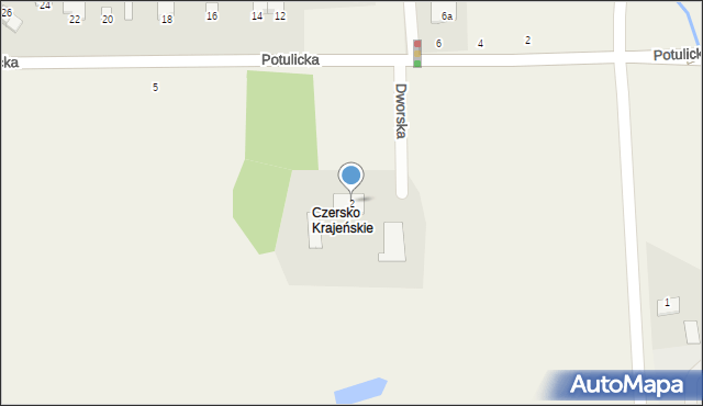 Lisi Ogon, Dworska, 2, mapa Lisi Ogon