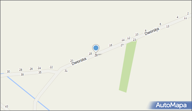 Maliszew, Dworska, 29, mapa Maliszew