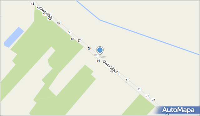 Maliszew, Dworska, 63, mapa Maliszew