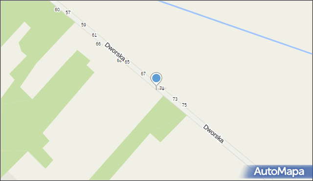 Maliszew, Dworska, 72, mapa Maliszew