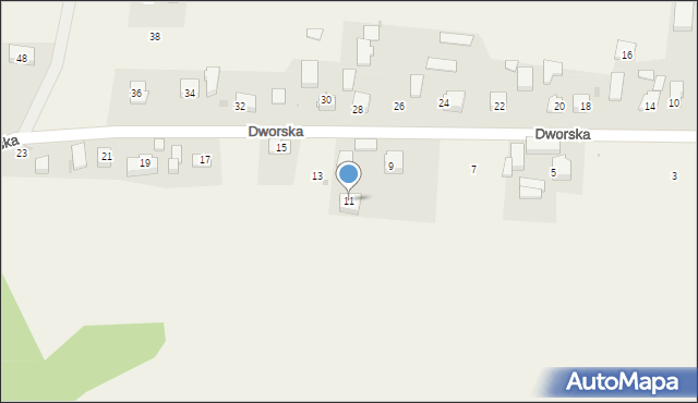 Maszyce, Dworska, 11, mapa Maszyce