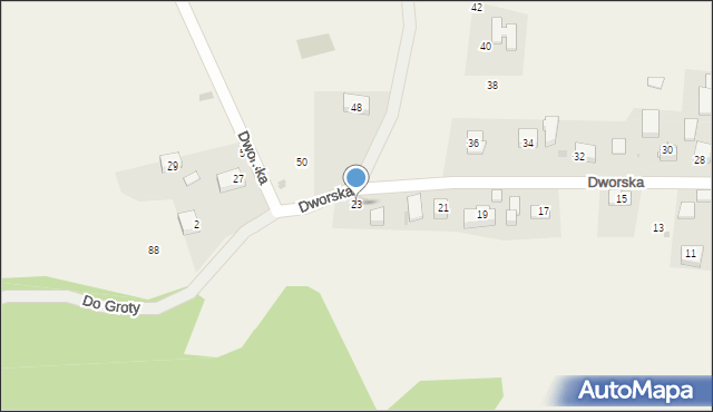 Maszyce, Dworska, 23, mapa Maszyce