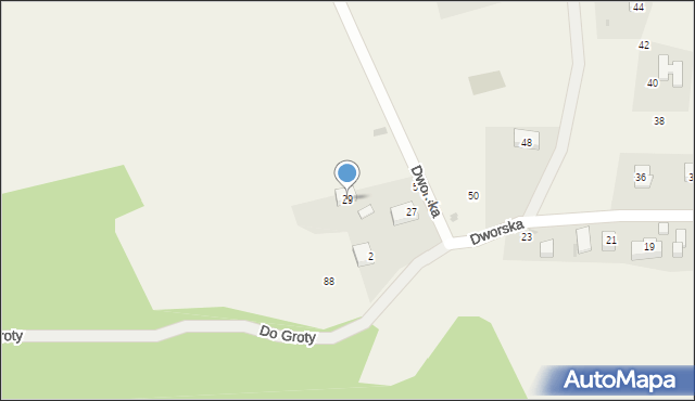 Maszyce, Dworska, 29, mapa Maszyce
