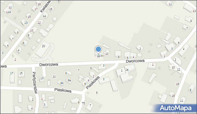 Mikołajki Pomorskie, Dworcowa, 12a, mapa Mikołajki Pomorskie