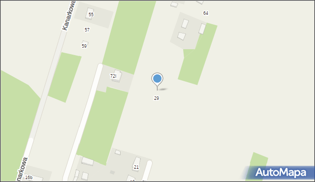Młochów, Dworkowa, 29a, mapa Młochów