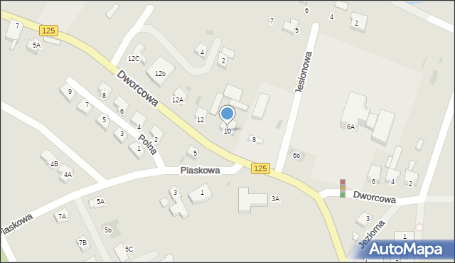 Moryń, Dworcowa, 10, mapa Moryń