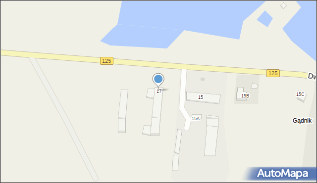 Moryń, Dworcowa, 17, mapa Moryń