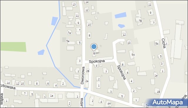 Narzym, Dworcowa, 6, mapa Narzym