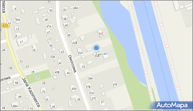 Nieporęt, Dworcowa, 41E, mapa Nieporęt