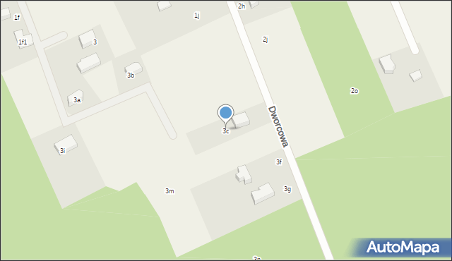 Nowa Cerkiew, Dworcowa, 3c, mapa Nowa Cerkiew