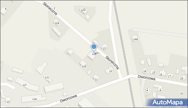 Nowa Wieś Lęborska, Dworcowa, 12B, mapa Nowa Wieś Lęborska