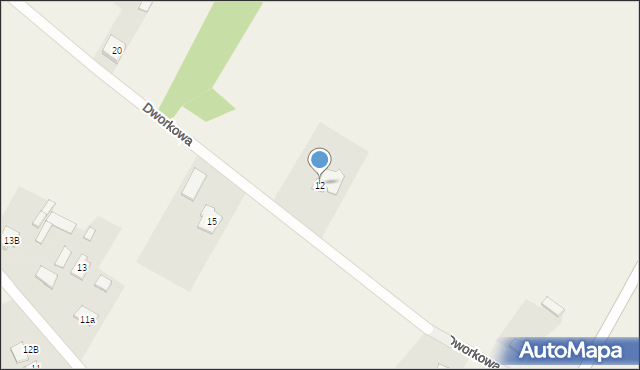 Nowy Cygów, Dworkowa, 12, mapa Nowy Cygów