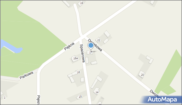 Nowy Cygów, Dworkowa, 23, mapa Nowy Cygów