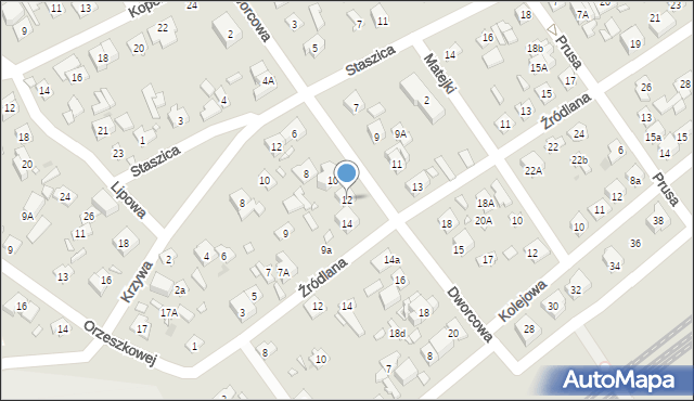 Nowy Dwór Mazowiecki, Dworcowa, 12, mapa Nowy Dwór Mazowiecki