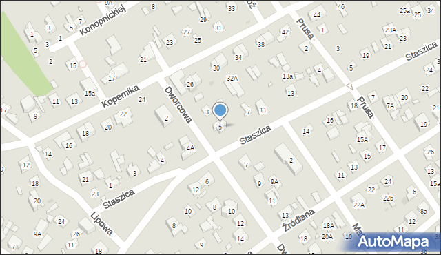 Nowy Dwór Mazowiecki, Dworcowa, 5, mapa Nowy Dwór Mazowiecki
