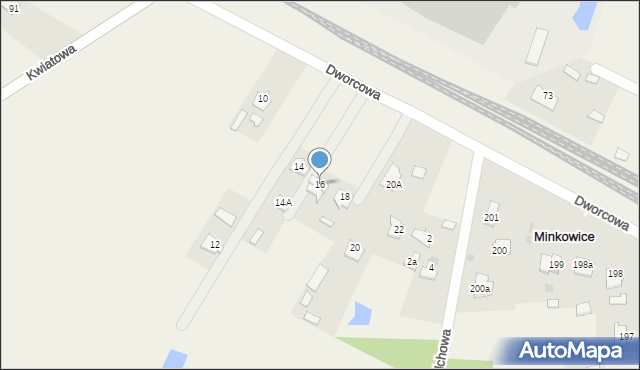 Nowy Krępiec, Dworcowa, 16, mapa Nowy Krępiec