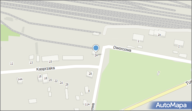 Opatówek, Dworcowa, 1A, mapa Opatówek