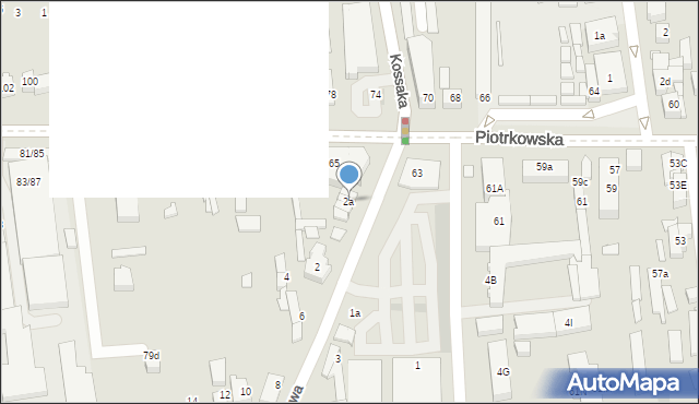 Opoczno, Dworcowa, 2a, mapa Opoczno