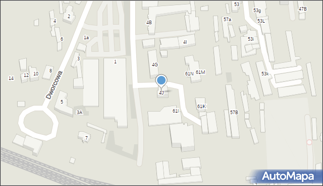 Opoczno, Dworcowa, 4J, mapa Opoczno