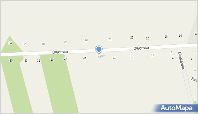 Orchówek, Dworska, 23, mapa Orchówek