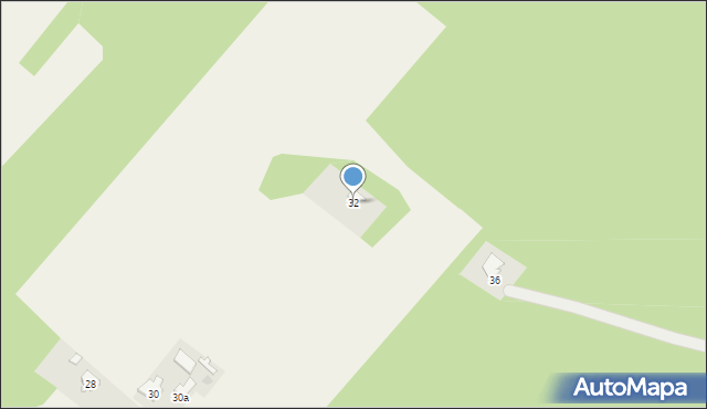 Ostrowik, Dworska, 14, mapa Ostrowik