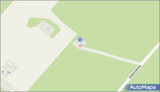 Ostrowik, Dworska, 2, mapa Ostrowik