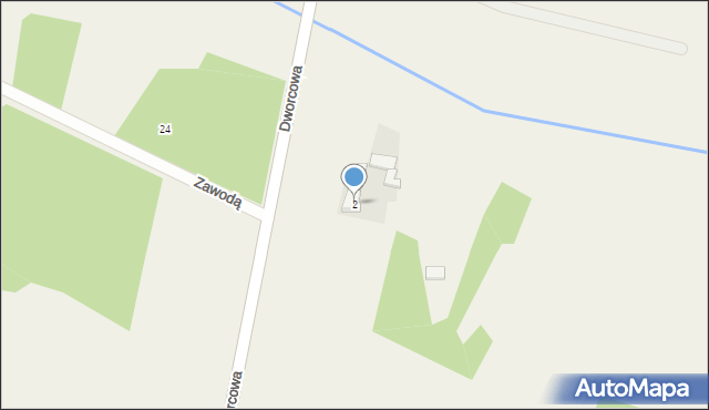 Ożarowice, Dworcowa, 2, mapa Ożarowice