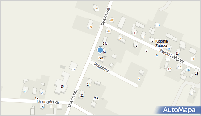 Ożarowice, Dworcowa, 24b, mapa Ożarowice