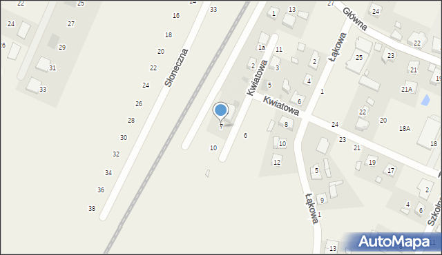 Pecna, Dworcowa, 7, mapa Pecna