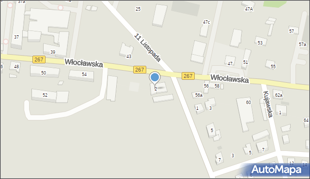 Piotrków Kujawski, Dworcowa, 2, mapa Piotrków Kujawski