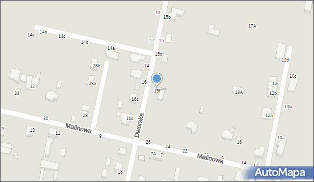 Piotrków Trybunalski, Dworska, 15f, mapa Piotrków Trybunalski